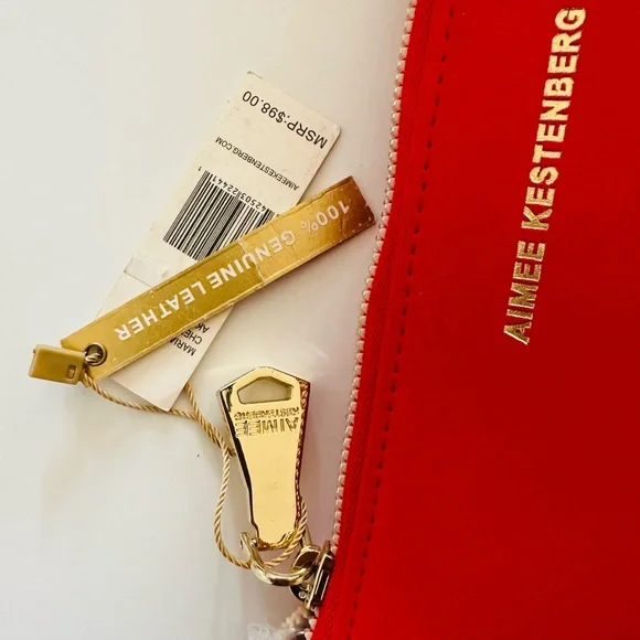 Aimee Kestenberg Cherry Red Mariah Clutch - Picture 7 of 8